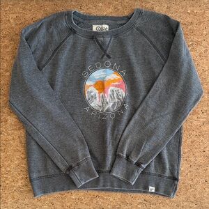 Blue 84 Gray Sedona Arizona Sweatshirt